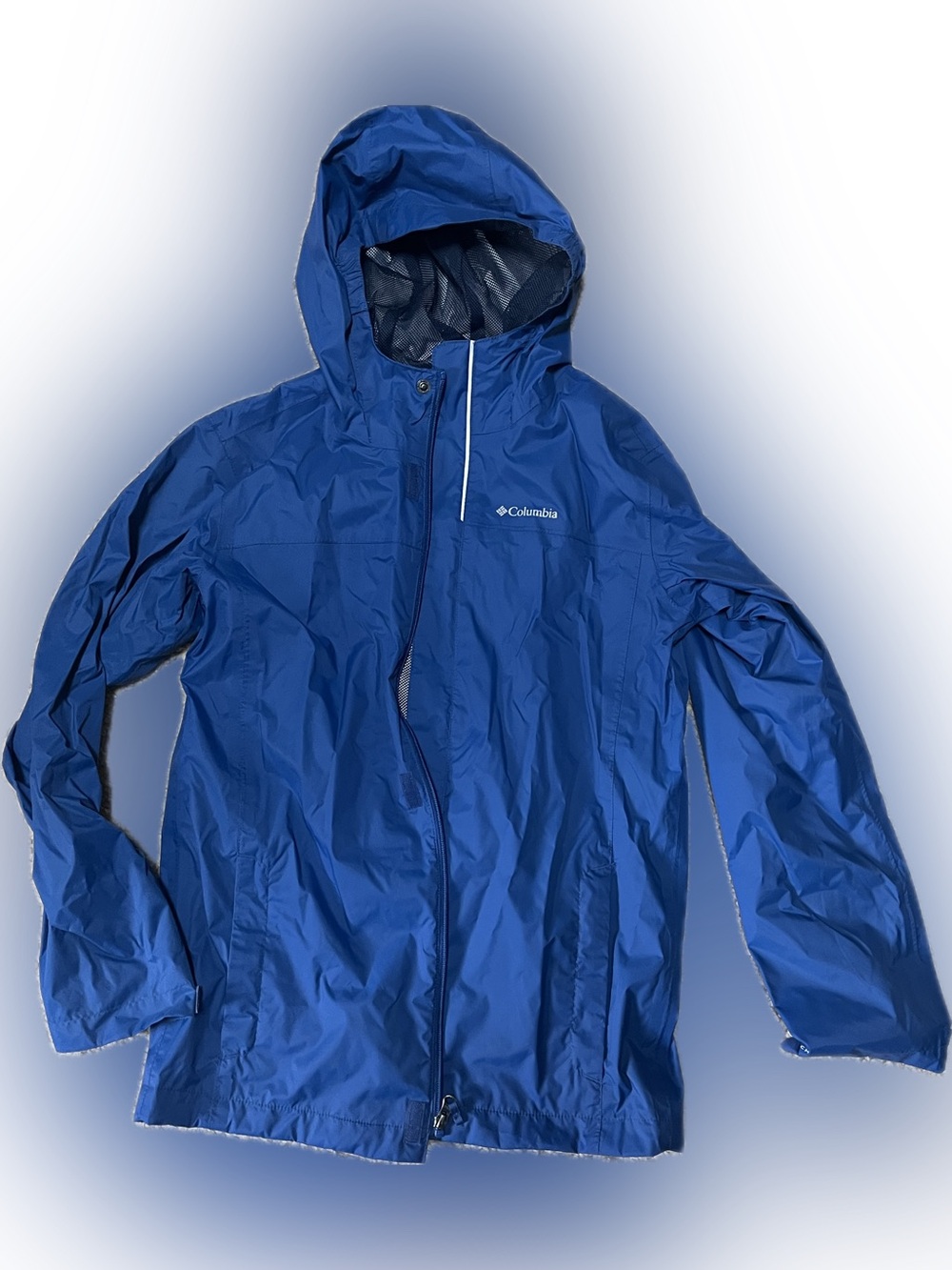 Columbia Navy Blue Watertight Jacket Boys Size L 14-16